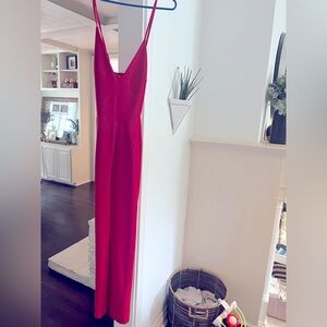 Express Red Sleeveless jumpsuit